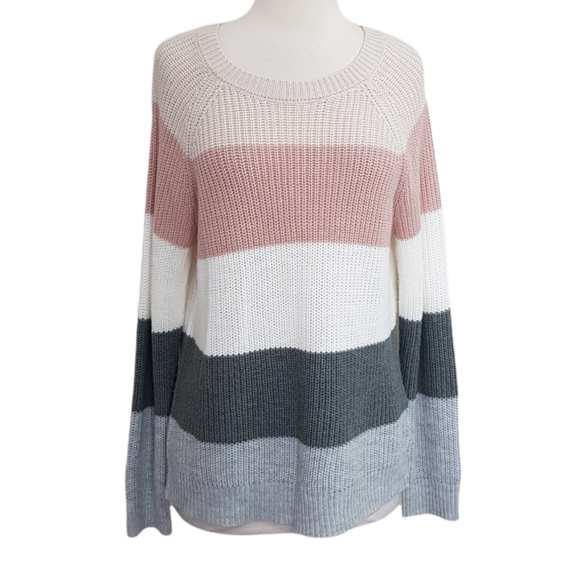 Misia Sweaters - NWT Misia Stripe Colorblock Ribbed Knit Sweater S